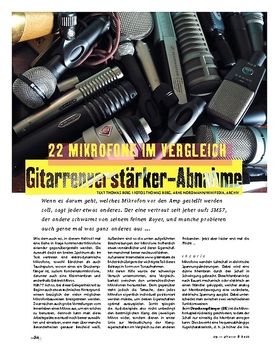Gitarrenverstärker-Abnahme: 22 Mikrofone im Vergleich!