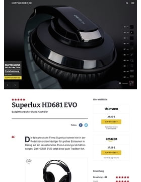 thomann superlux hd681