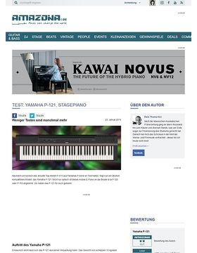 Yamaha P 121 Wh Musikhaus Thomann