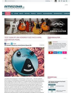 Test: Dunlop, Jimi Hendrix Fuzz Face, Gitarren-Verzerrerpedal Test: Dunlop, Jimi Hendrix Fuzz Face, Gitarren-Verzerrerpedal