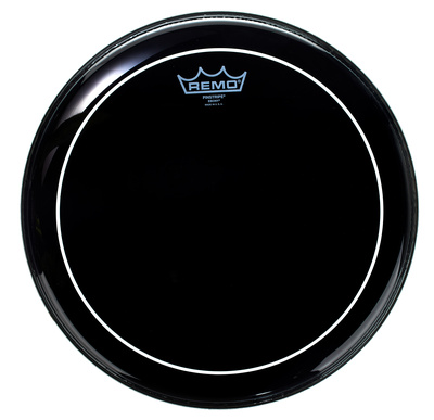 Remo 14" Pinstripe Ebony