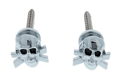 Grover Artist Strap Buttons Skull CHR