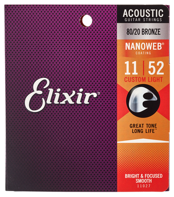 Elixir Nanoweb Custom Light Acoustic