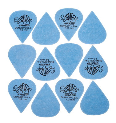 Dunlop Plectrums Tortex Sharp 1,00 12