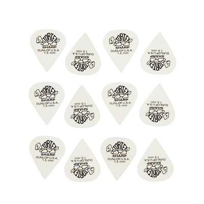 Dunlop Plectrums Tortex Sharp 1,50 12