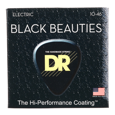 DR Strings Black Beauties BKE-10