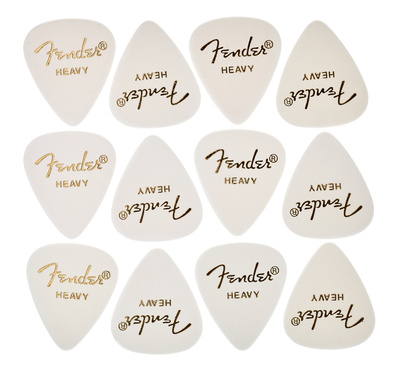 Fender Classic Celluloid Pick White H