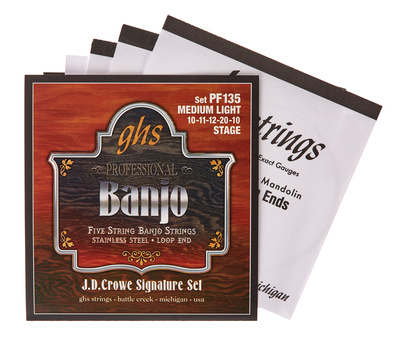 GHS PF135 JD Crowe Banjo Set