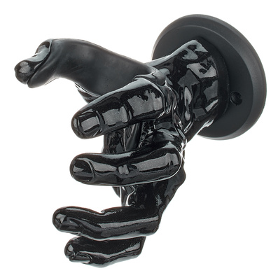 GuitarGrip Male Hand, Black Metallic Left