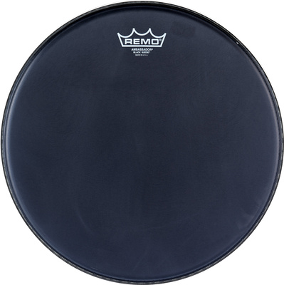Remo 14" Ambassador Black Suede