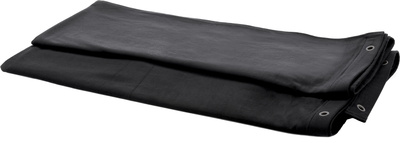 Stairville Curtain 300g/m² 6.0x3.0m Bk