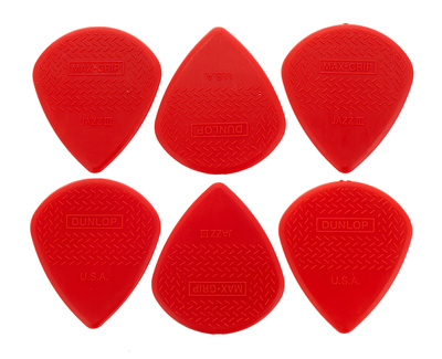 Dunlop Nylon Max Grip Jazz III Red