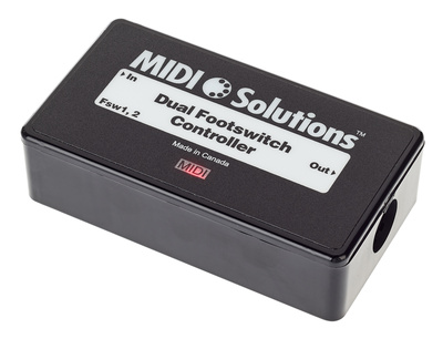 MIDI Solutions Dual Footswitch Controller