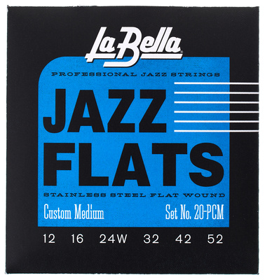 La Bella 20-PCM Jazz Flats FWSS