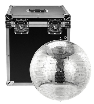 Varytec Mirror Ball 50 + Case Bundle