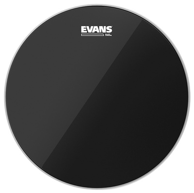 Evans 14" Black Chrome Tom