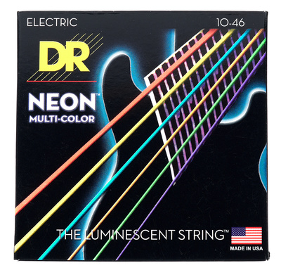 DR Strings Neon Multi NMCE-10