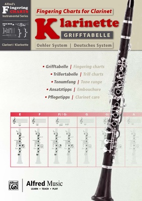 Alfred Music Publishing Grifftabelle Klarinette Oehler