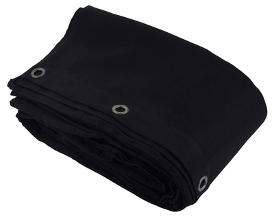 Stairville Curtain 160g/m² 3.0x3.0m Bk