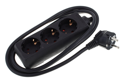 Stairville Power Split 3 Way Black