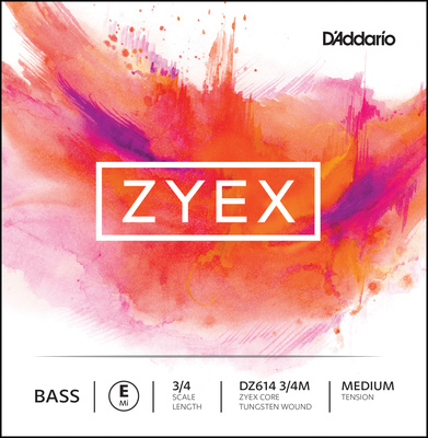 Daddario DZ614-3/4M Zyex Bass E med.