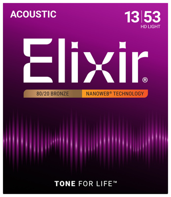 Elixir 11182 80/20 Bronze HD Light