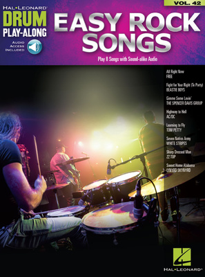 Hal Leonard Drum Play-Along Easy Rock