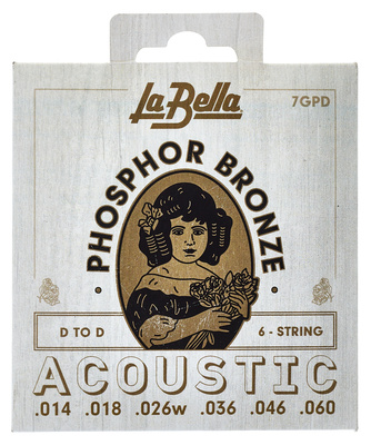 La Bella 7GPD Phosphor Bronze DADGAD