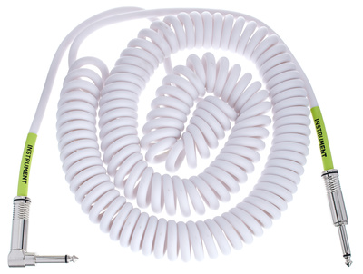 Ernie Ball Spiral Instrument Cable White