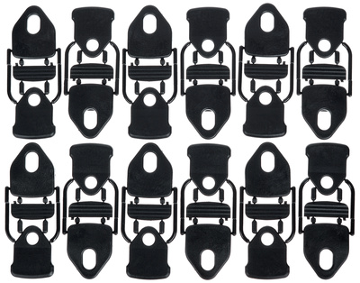 Holdon Mini Clip Black 12pcs Pack