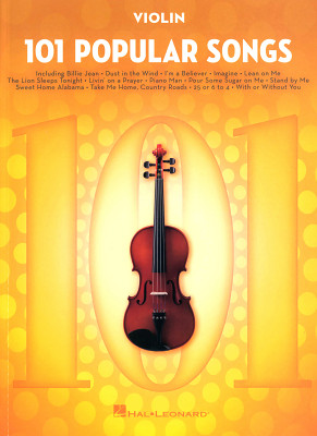 Hal Leonard 101 Popular Songs Violin