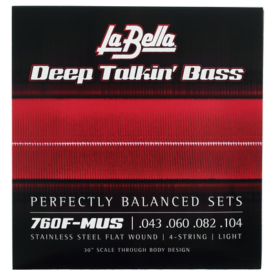 La Bella 760F-MUS Deep Talkin Bass