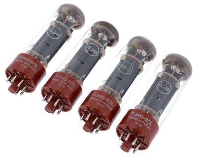 Tung-Sol EL34B Matched Quartett