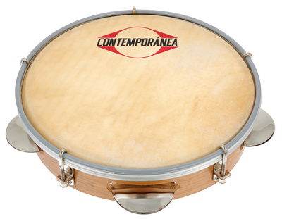 Contemporanea 08" Pandeiro Wood Real Skin