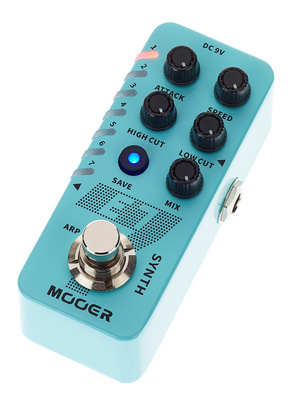 Mooer E7 Polyphonic Guitar Synth.