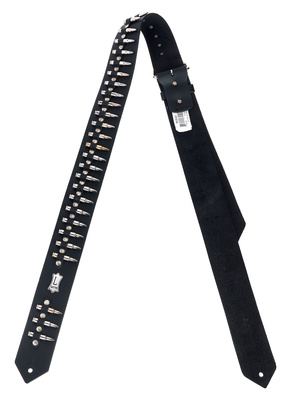 Levys Leather Strap 2" BLK Rebel