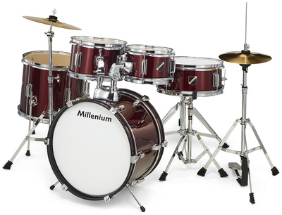 Millenium Focus Junior Drum Set Red