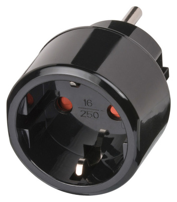 Brennenstuhl Travel Adapter earthed to USA