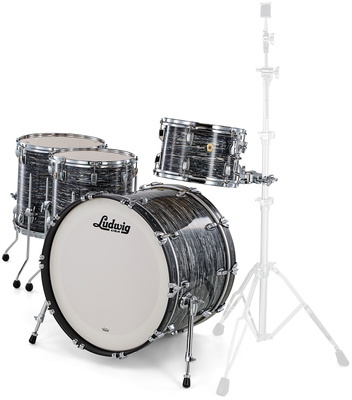 Ludwig Classic Maple 4pcs V. Black Oy
