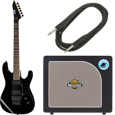 ESP LTD KH-202 BLK Kirk Ham Bundle