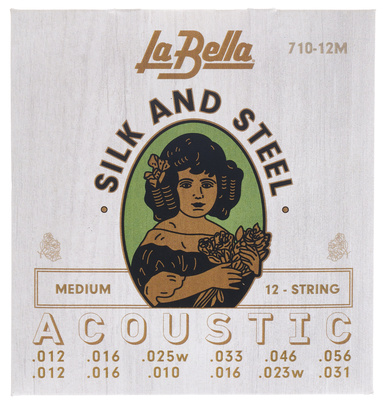 La Bella 710-12M Silk & Steel