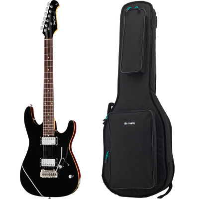 Harley Benton Fusion-III HH EB BK w/Bag