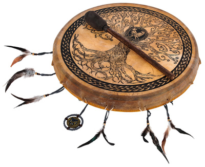 Terre Shaman Drum Cow Skin Tree 50