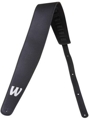 Warwick Syn.Leather Bass Strap Bl/SI