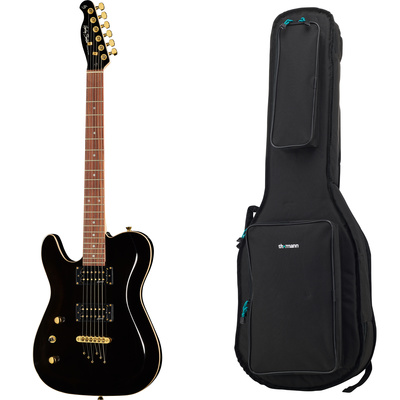 Harley Benton TE-40 LH TBK D. Series w/Bag