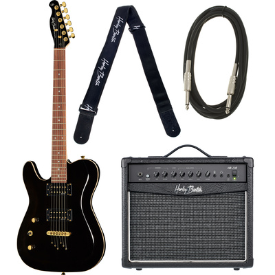 Harley Benton TE-40 LH TBK D. Series Bundle