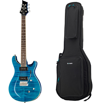 Harley Benton CST-24T P90 Ocean Flame w/Bag