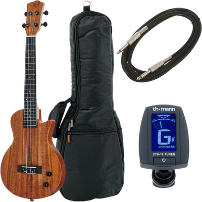 Harley Benton Solid Uke Natural Bundle