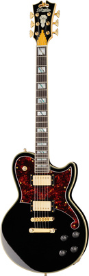 DAngelico Deluxe Atlantic Solid Black