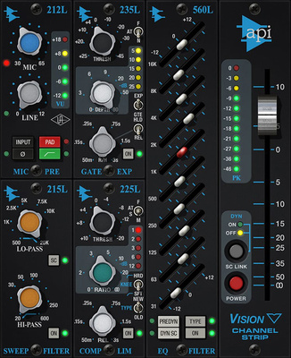 Universal Audio API Vision Chan. Strip Native